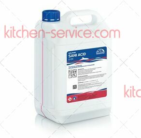 Средство чистящее для уборки санузлов и помещений с повышенной влажностью, кислотное, концентрат SANI ACID 5 л Долфин (D011-5)