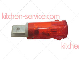 Лампа индикаторная красная для блинницы EN 35 ECOLUN (HCM-1_8)