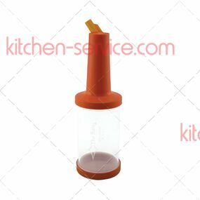 Ёмкость для сока 1 л с лейкой оранжевая, пластик THE BARS (PM01O)