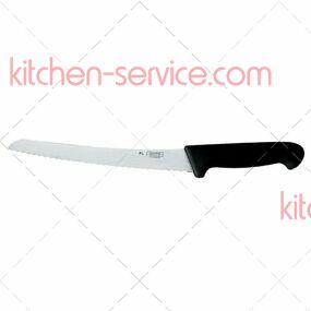 Нож для хлеба 25 см PRO-Line волнистое лезвие P.L. PROFF CUISINE (KB-3855-250C-BK201-RE-PL)