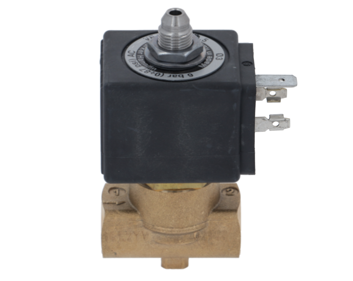 Клапан трехходовой 1/4 1/8 1/4 230В для CARIMALI (996.05510.00.23) Клапан трехходовой 1/4 1/8 1/4 230В для CARIMALI (996.05510.00.23)