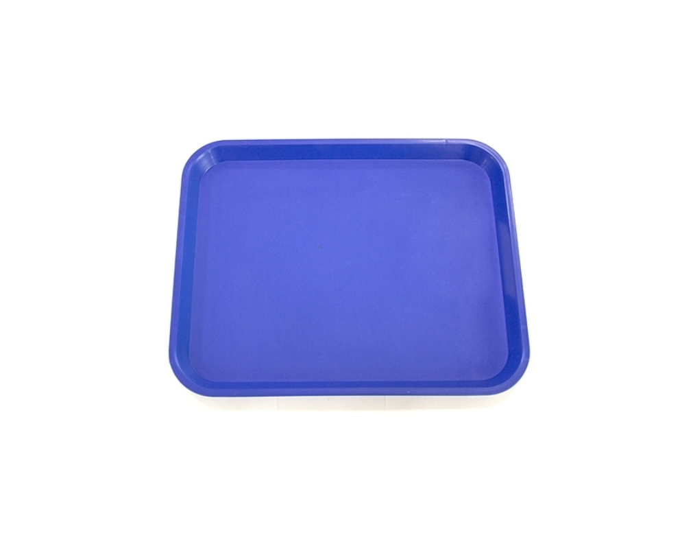 Поднос пластиковый прямоугольный 435х345х20 мм синий ROAL Поднос пластиковый прямоугольный 435х345х20 мм синий ROAL