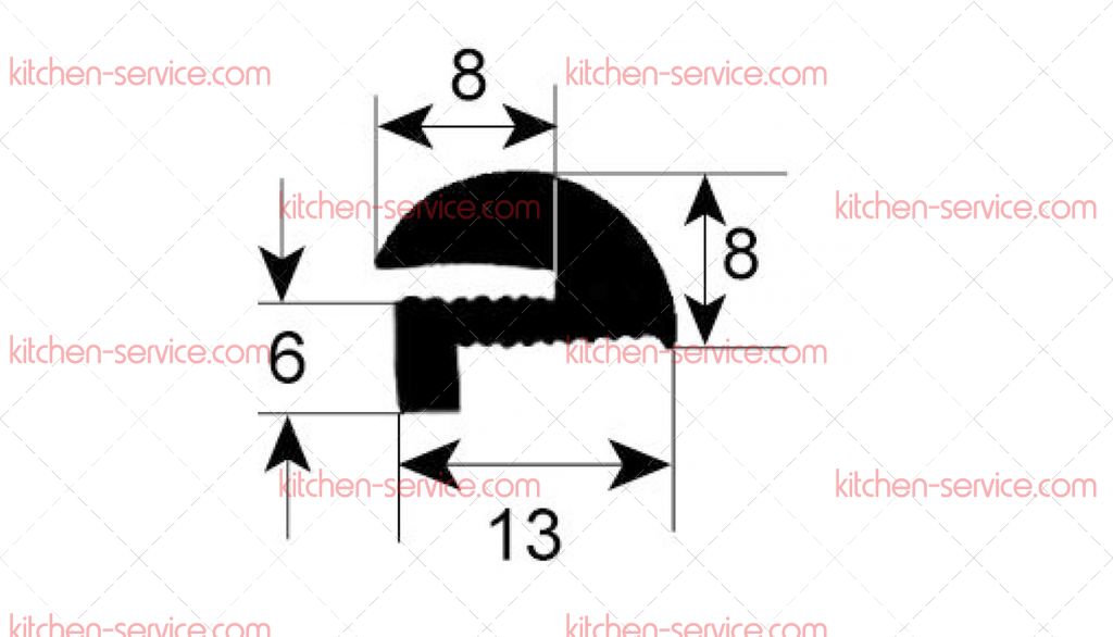Уплотнитель для EMMEPI (9629920) Уплотнитель для EMMEPI (9629920)