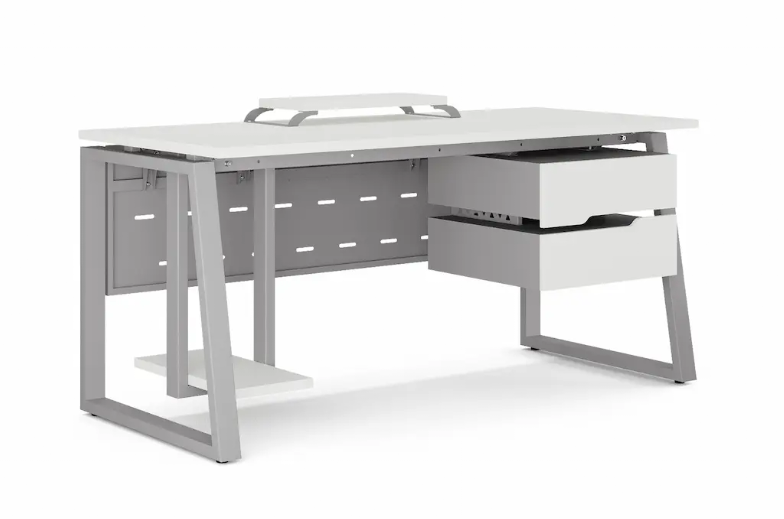 Стол офисный TS1 КОБОР 80/60 aluminum/premium Стол офисный TS1 КОБОР 80/60 aluminum/premium