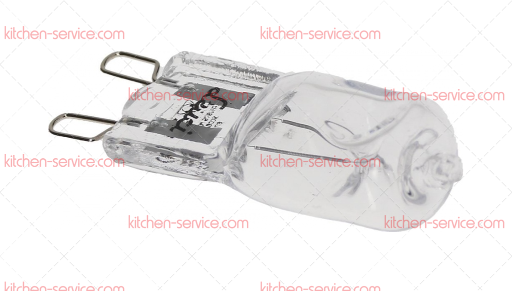 Лампа галогенная G9 33 Вт для печи (3421013) Лампа галогенная G9 33 Вт для печи (3421013)