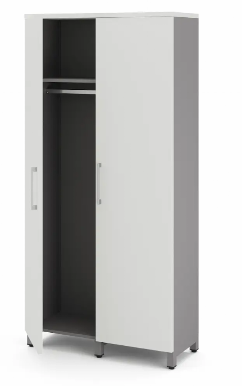 Гардероб распашной HRG КОБОР 90/40/M aluminum/premium Гардероб распашной HRG КОБОР 90/40/M aluminum/premium