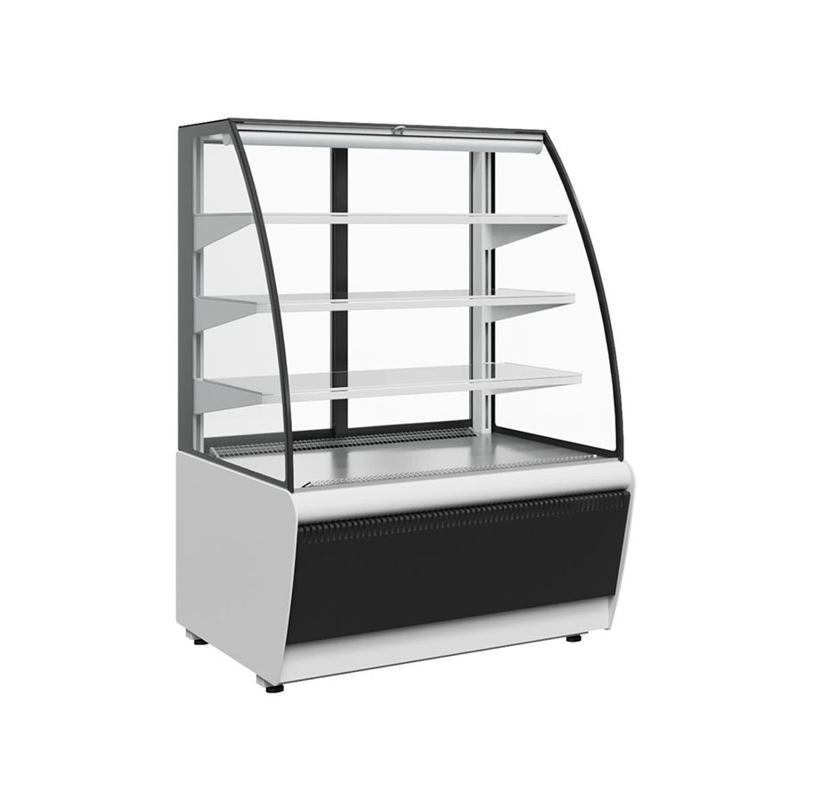 Витрина кондитерская K70 VM 0,6-2 STANDARD 9006-9005 (открытая) ПОЛЮС Витрина кондитерская K70 VM 0,6-2 STANDARD 9006-9005 (открытая) ПОЛЮС