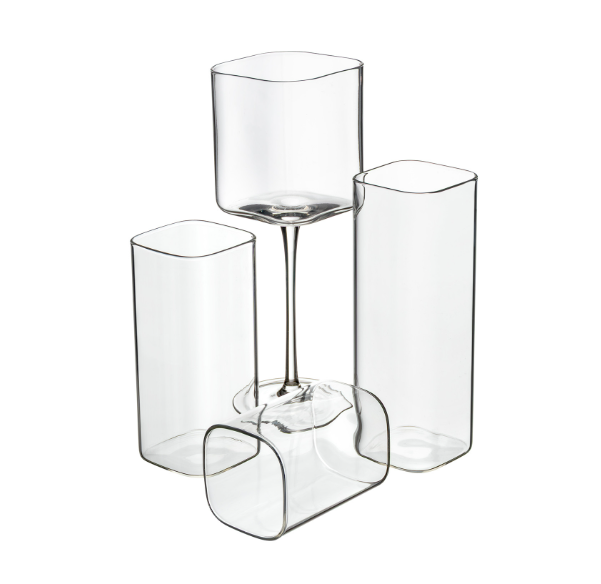 Стакан Хайбол 400 мл, 60х60 мм, 135 мм, термостекло Квадро MGline (77030) Стакан Хайбол 400 мл, 60х60 мм, 135 мм, термостекло Квадро MGline (77030)