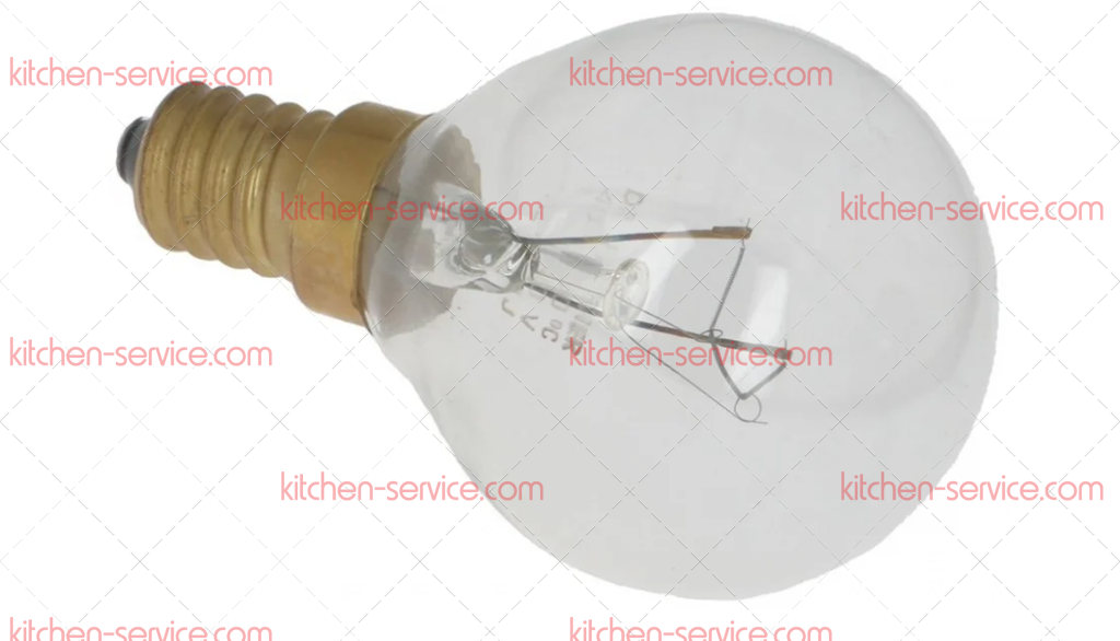 Лампа накаливания E14 40 Вт для печи (D421019) Лампа накаливания E14 40 Вт для печи (D421019)