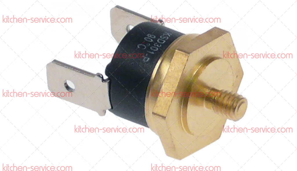 Термостат контактный 90 С для печи (1444506) Термостат контактный 90 С для печи (1444506)