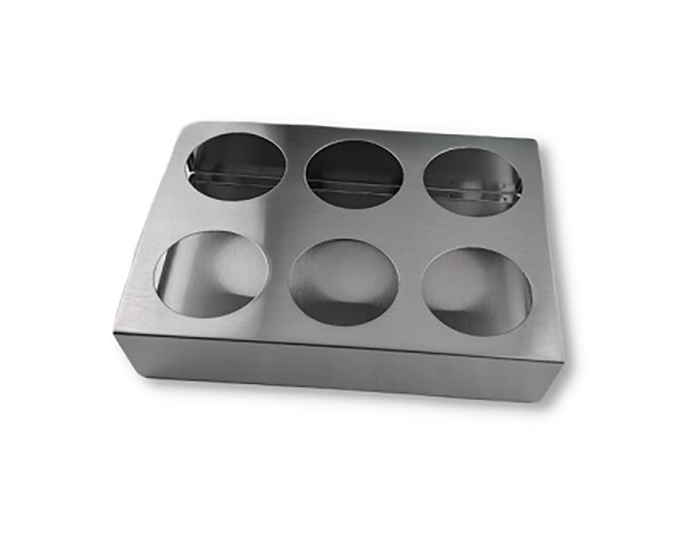 Подставка для соусов 6 ячеек 28х19х8 см нержавеющая сталь MGSTEEL Подставка для соусов 6 ячеек 28х19х8 см нержавеющая сталь MGSTEEL