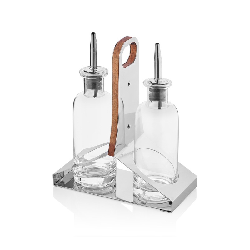 Набор для масла (2 бутылки) 200 мл на подставке NARIN Набор для масла (2 бутылки) 200 мл на подставке NARIN