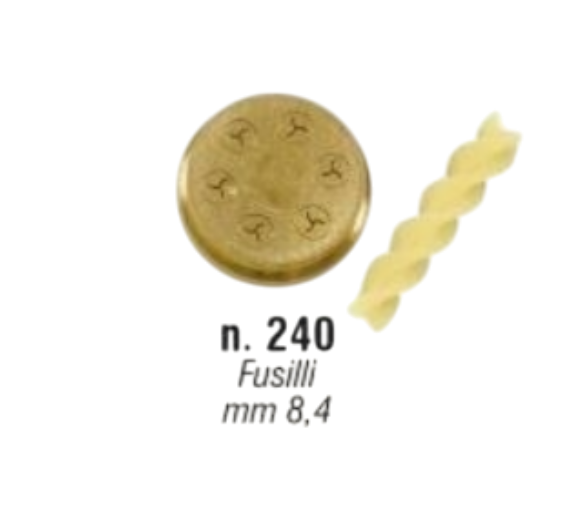 Форма для CONCERTO 5 № 240 фузилли 8,4 мм SIRMAN Форма для CONCERTO 5 № 240 фузилли 8,4 мм SIRMAN