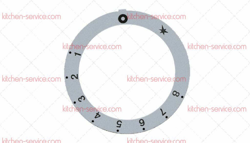 Маркировка регулировочной ручки для KUPPERSBUSCH (141099) Маркировка регулировочной ручки для KUPPERSBUSCH (141099)