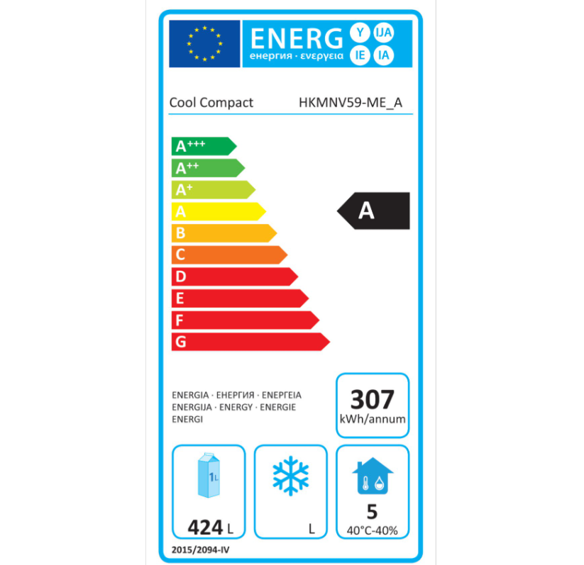 Шкаф среднетемпературный HKMNV59-ME COOL COMPACT Шкаф среднетемпературный HKMNV59-ME COOL COMPACT