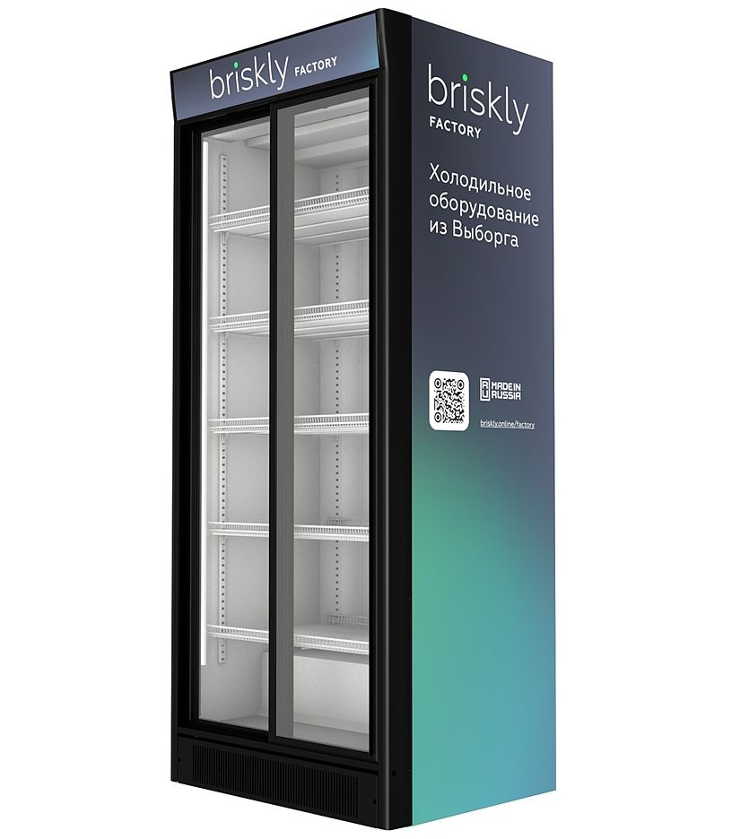 Шкаф холодильный R DOUBLE 8 Slide AD BRISKLY Шкаф холодильный R DOUBLE 8 Slide AD BRISKLY