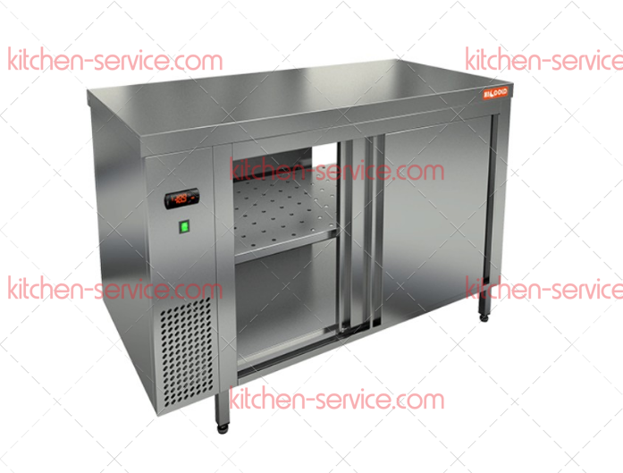 Стол-купе тепловой сквозной TS T 14 GN O HICOLD Стол-купе тепловой сквозной TS T 14 GN O HICOLD