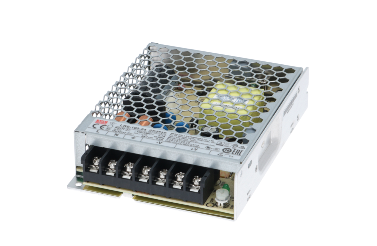 Блок питания 100Вт 24В Mean Well LRS 100-24 для CARIMALI (96.05420/96.05295) Блок питания 100Вт 24В Mean Well LRS 100-24 для CARIMALI (96.05420/96.05295)