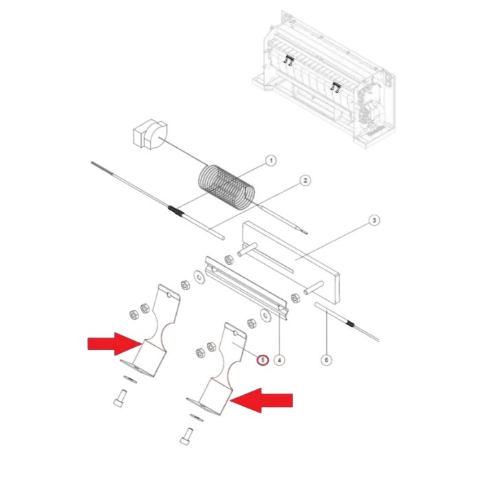 Кронштейн для катка гладильного GMP (609000085) Кронштейн для катка гладильного GMP (609000085)