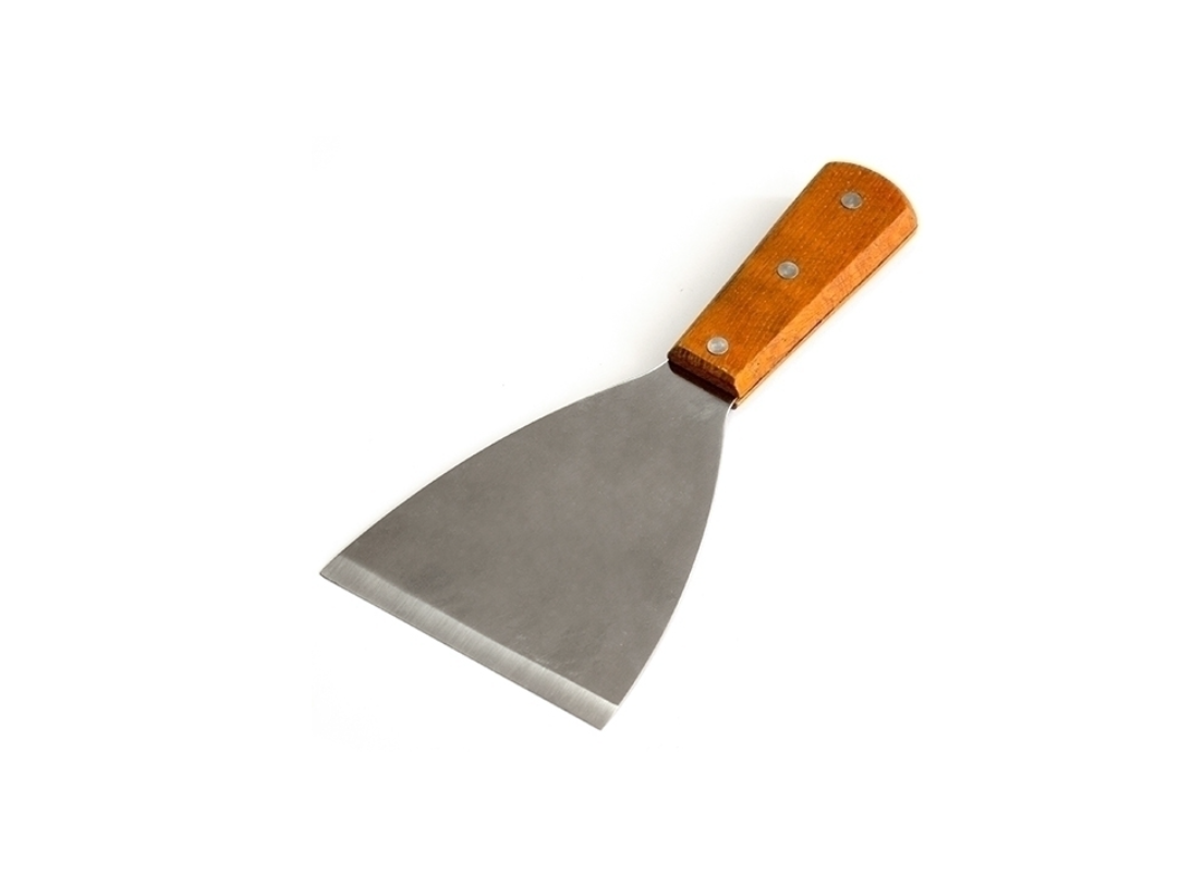 Скребок кондитерский металлический 10х11,5 см с деревянной ручкой FT-4022 ROAL Скребок кондитерский металлический 10х11,5 см с деревянной ручкой FT-4022 ROAL