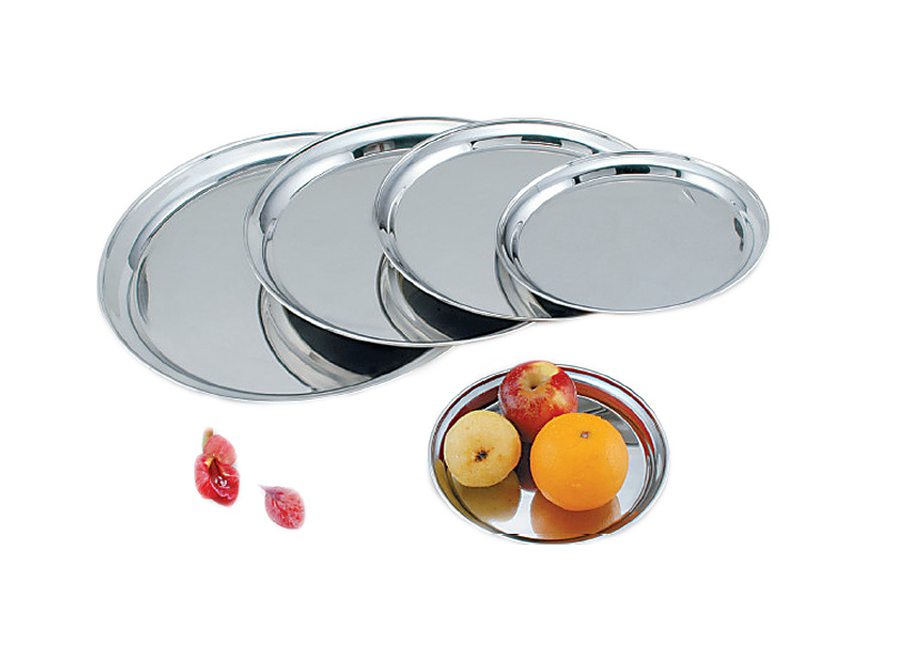 Поднос для подачи 30 см нержавеющая сталь MGSTEEL Поднос для подачи 30 см нержавеющая сталь MGSTEEL