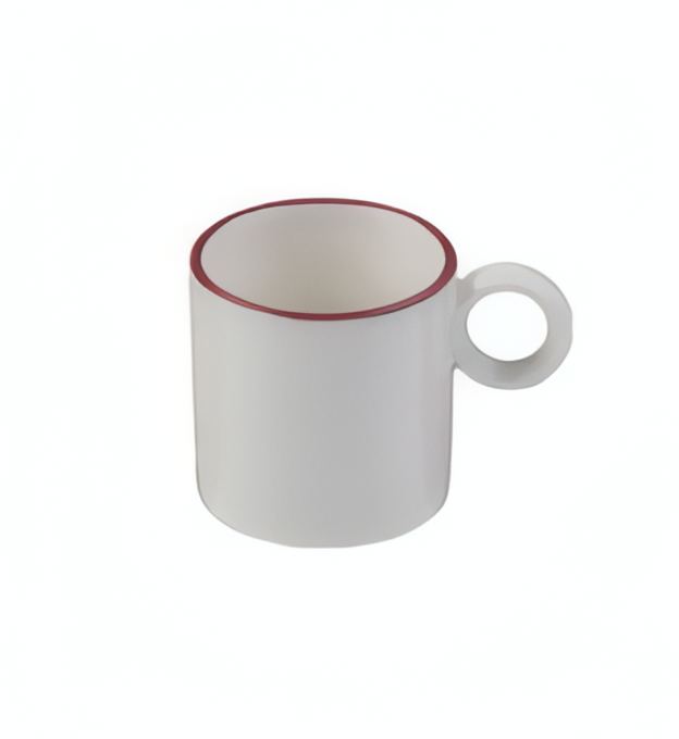 Чашка кофейная 80мл Modest Maroon Ring ID Fine Чашка кофейная 80мл Modest Maroon Ring ID Fine