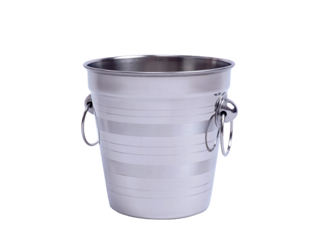 Ведро для льда 1.5 л 13 см нержавеющая сталь MGSTEEL Ведро для льда 1.5 л 13 см нержавеющая сталь MGSTEEL