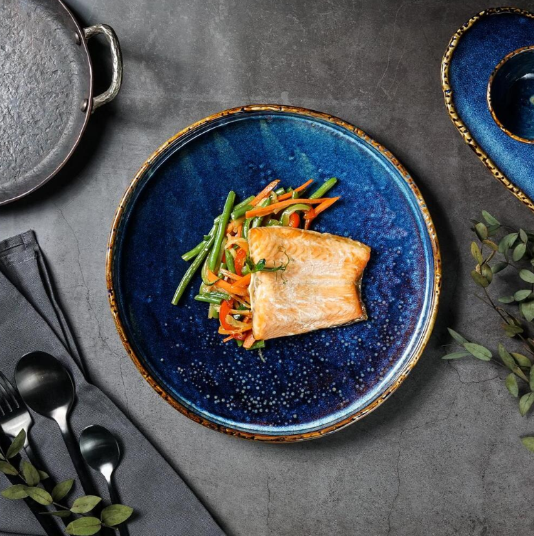 Тарелка с бортом 26,5х3 см Aqua Blue P.L. PROFF CUISINE Тарелка с бортом 26,5х3 см Aqua Blue P.L. PROFF CUISINE