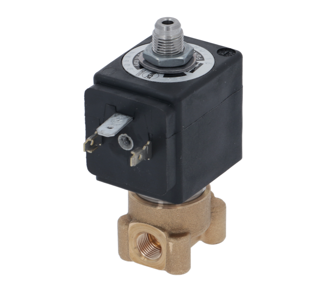 Клапан электромагнитный трехходовой FMF1/8 для Armonia Soft Plus латунь CARIMALI (96.05511.00.23/96.00605) Клапан электромагнитный трехходовой FMF1/8 для Armonia Soft Plus латунь CARIMALI (96.05511.00.23/96.00605)