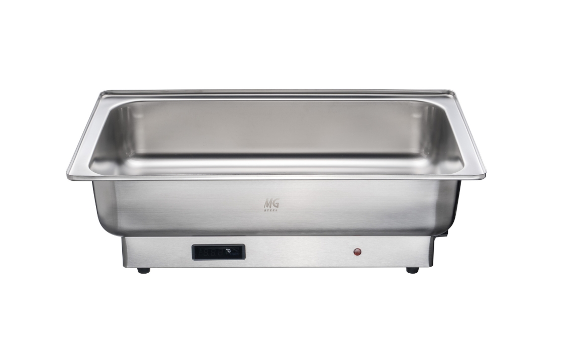 Чафиндиш (мармит) электрический 9 л с экраном MGSTEEL Чафиндиш (мармит) электрический 9 л с экраном MGSTEEL