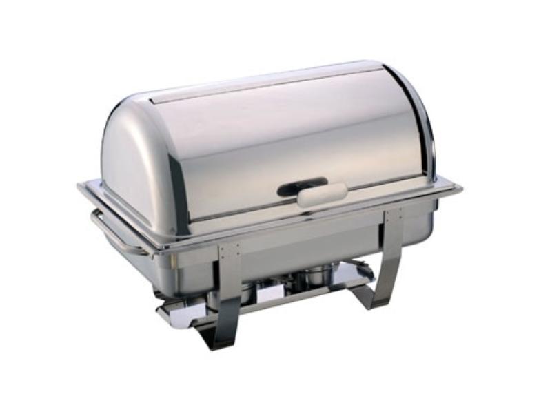 Чафиндиш (мармит) 9 л с роликовой крышкой MGSTEEL Чафиндиш (мармит) 9 л с роликовой крышкой MGSTEEL