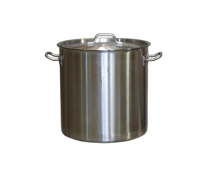 Котел 37 л, с крышкой, нержавеющая сталь, тройное дно (индукция) MGSTEEL Котел 37 л, с крышкой, нержавеющая сталь, тройное дно (индукция) MGSTEEL