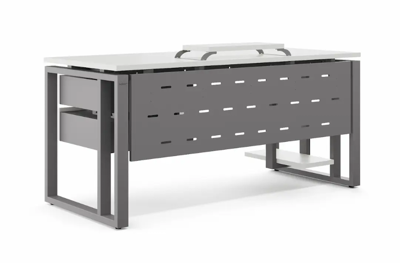 Стол офисный O2 КОБОР 80/60 aluminum/premium Стол офисный O2 КОБОР 80/60 aluminum/premium
