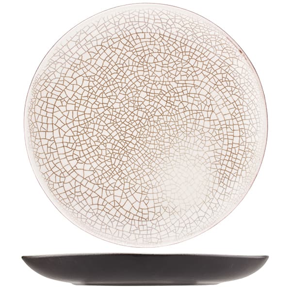 Тарелка мелкая 21см керамика «День и ночь» DYMOV Тарелка мелкая 21см керамика «День и ночь» DYMOV