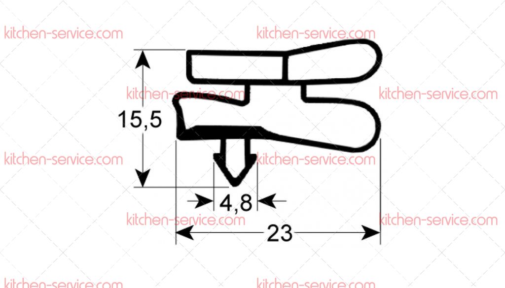 Уплотнитель изоляционный для EMMEPI (714410002) Уплотнитель изоляционный для EMMEPI (714410002)