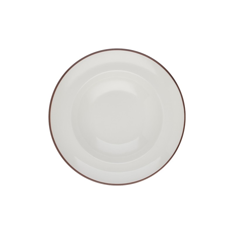 Тарелка глубокая 170мл Modest Brown ID Fine Тарелка глубокая 170мл Modest Brown ID Fine