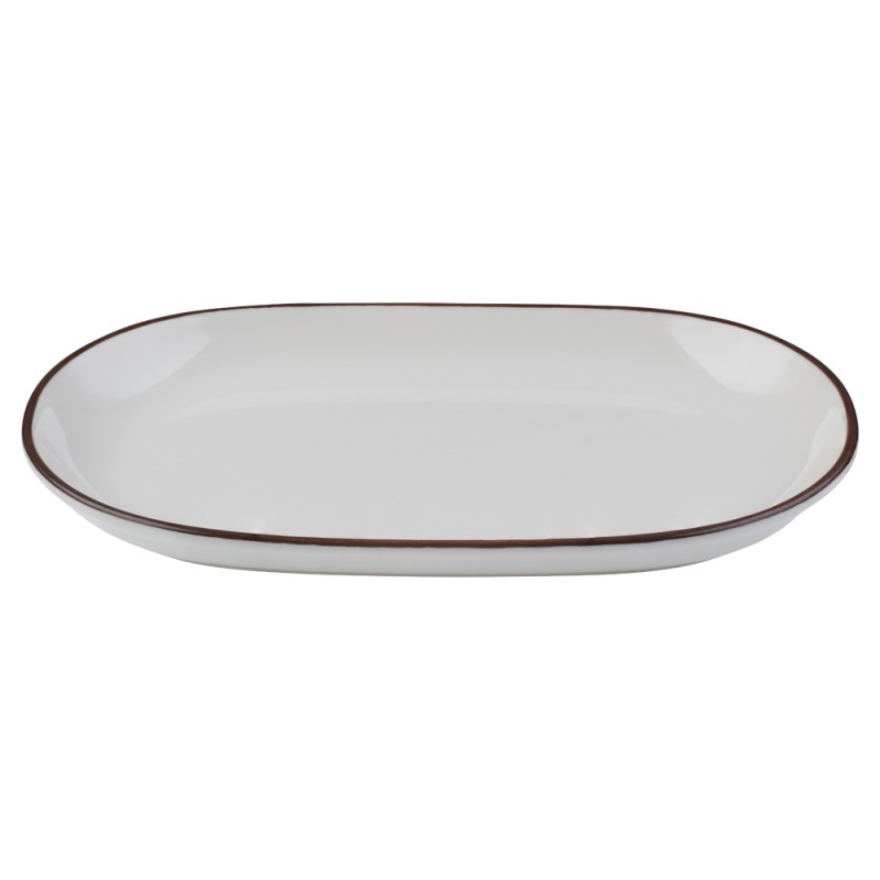 Блюдо овальное 37см Modest Brown ID Fine Блюдо овальное 37см Modest Brown ID Fine