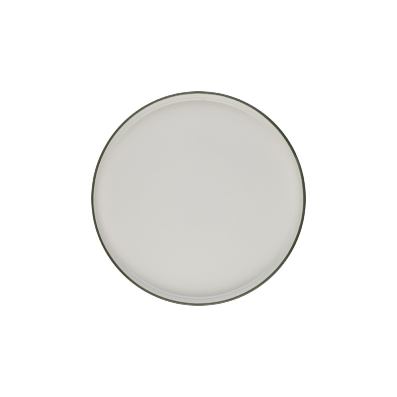 Тарелка с бортом 21см Modest Green ID Fine Тарелка с бортом 21см Modest Green ID Fine