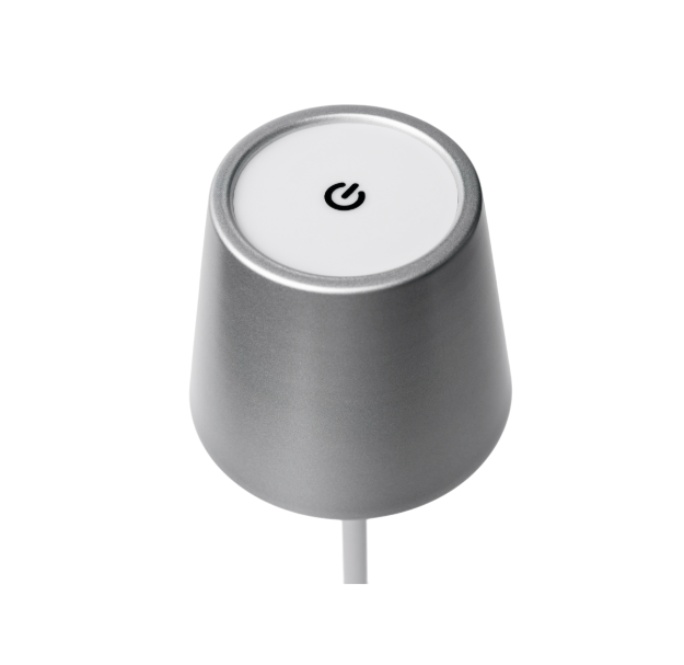 Лампа настольная 38 см, 3 цвета, серебристая LED POST-MODERN MGline Лампа настольная 38 см, 3 цвета, серебристая LED POST-MODERN MGline