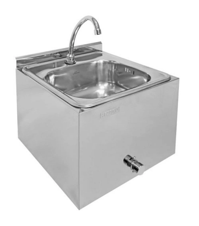 Рукомойник настенный с бедренным приводом РНБ 4х3 HESSEN Рукомойник настенный с бедренным приводом РНБ 4х3 HESSEN