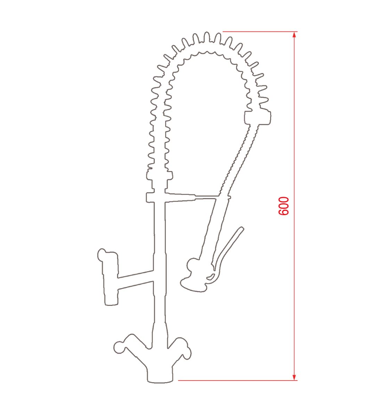 Устройство душирующее SHRINK STYL H.60 WHITE KLARCO (360B.R050CG) Устройство душирующее SHRINK STYL H.60 WHITE KLARCO (360B.R050CG)