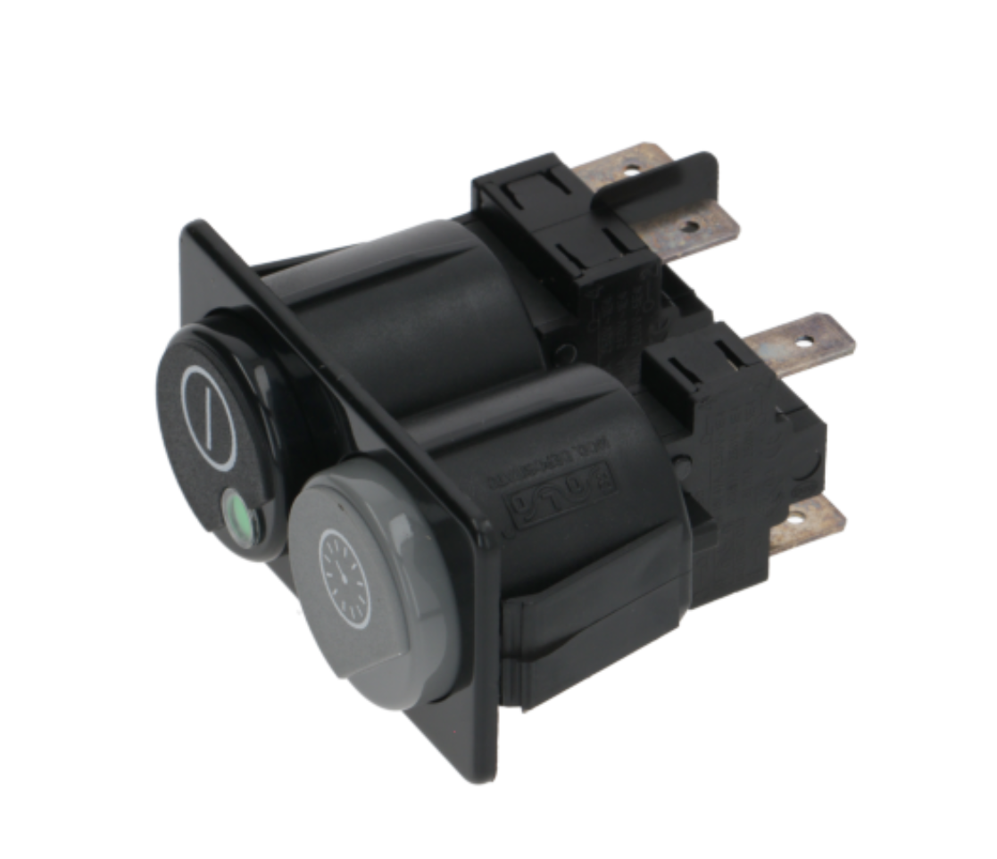 Комплект кнопок чёрный/серый 2NO/1NO 250 В для LUXIA Комплект кнопок чёрный/серый 2NO/1NO 250 В для LUXIA