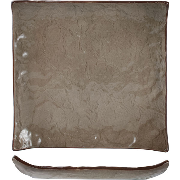 Тарелка квадратная 15х15см керамика «Кунстверк» KUNSTWERK Тарелка квадратная 15х15см керамика «Кунстверк» KUNSTWERK