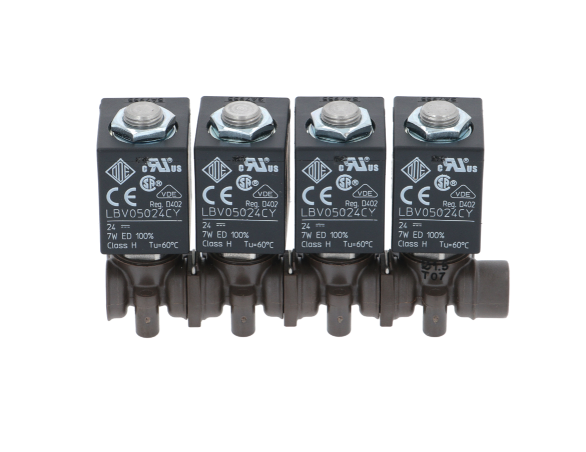 Клапан электромагнитный двухходовой (сборка 4 шт) 24VDC для CARIMALI (96.05330) Клапан электромагнитный двухходовой (сборка 4 шт) 24VDC для CARIMALI (96.05330)