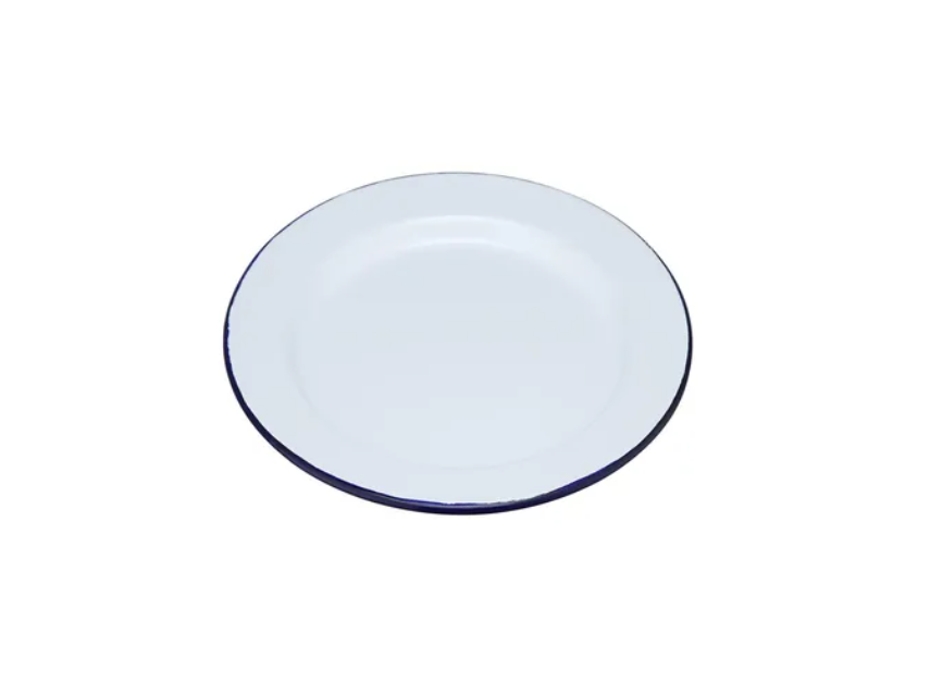 Тарелка 25х2.3 см Blue Rim эмалированная сталь SUNNEX (CEP9083) Тарелка 25х2.3 см Blue Rim эмалированная сталь SUNNEX (CEP9083)
