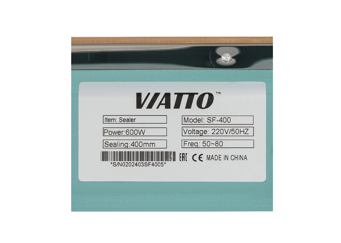 Запайщик пакетов SF-400 VIATTO Запайщик пакетов SF-400 VIATTO