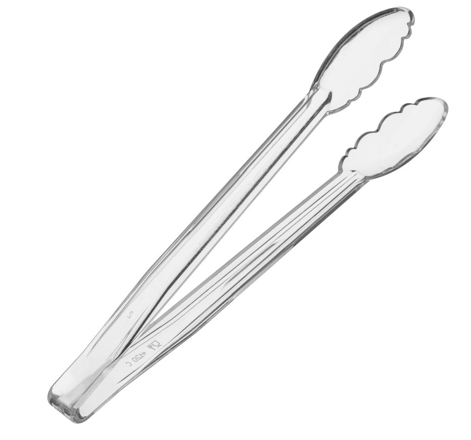 Щипцы универсальные 30 см прозрачные поликарбонат до 120 С MGprof (1725) Щипцы универсальные 30 см прозрачные поликарбонат до 120 С MGprof (1725)