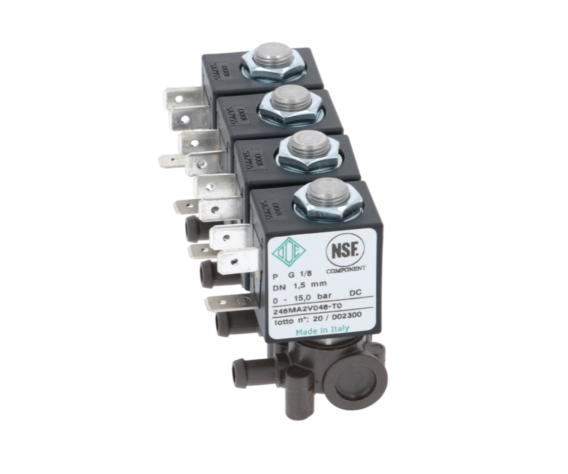 Клапан электромагнитный двухходовой (сборка 4 шт) 24VDC для CARIMALI (96.05330) Клапан электромагнитный двухходовой (сборка 4 шт) 24VDC для CARIMALI (96.05330)