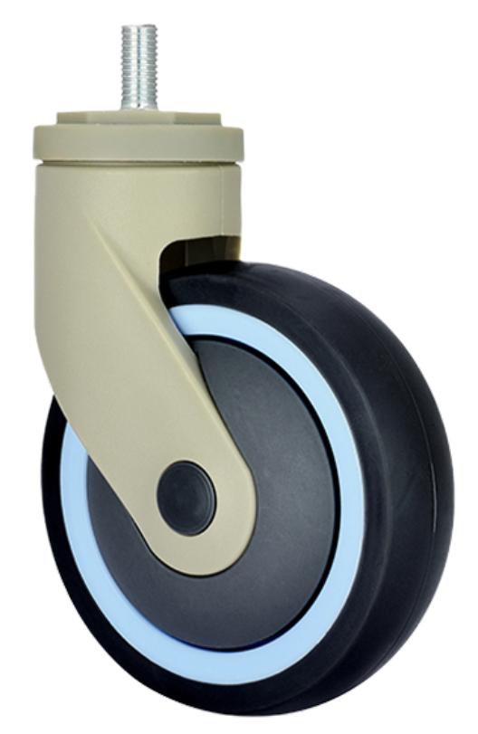 Колесо 75 мм медицинское болтовое крепление (М10) MFK (2062075) Колесо 75 мм медицинское болтовое крепление (М10) MFK (2062075)