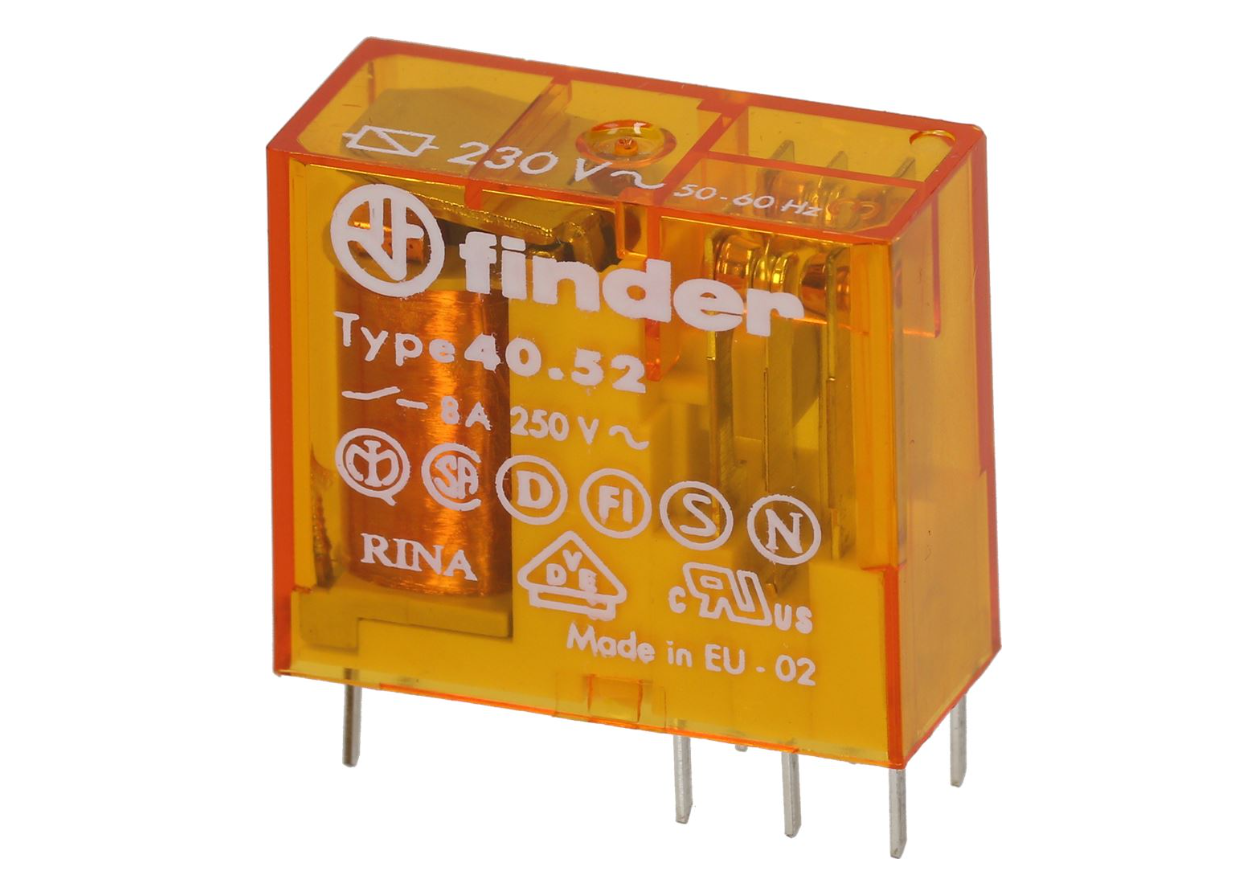 Реле для печатного монтажа FINDER 230 В для AMBACH (R65170050) Реле для печатного монтажа FINDER 230 В для AMBACH (R65170050)